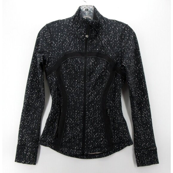 Lululemon Jacket 4 Define Scuba Coat Speckled Full Zip Athleisure - Picture 1 of 12